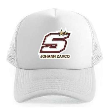 Topi Trucker Moto GP Fans 5 Johann Zarco Ducati Club Sablon Cewe Cowo Hitam