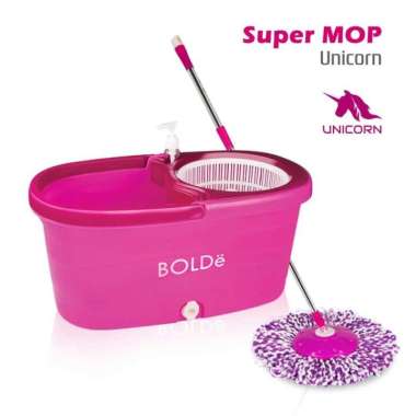 Pel Otomatis Super Mop Original Bolde Unicorn - Plastik Termurah Merah Muda Merah Muda Merah Muda
