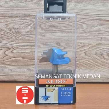 MATA PROFIL ROUTER TRIMMER SAMBUNG KAYU SIKU MITER 38mm 1 1/2" ALDO