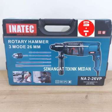 NA2-26VP MESIN BOR PAHAT DEMOLITION ROTARY HAMMER 26mm 3 MODE INATEC