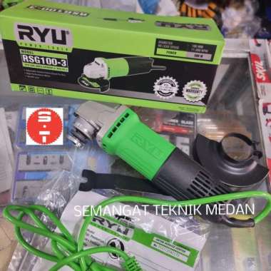 RSG100-3 MESIN GRENDA TANGAN HAND GRINDER 4" RSG100 - 3 580 WATT RYU