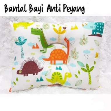 Bantal Bayi Anti Peyang Model Mahkota Bantal Peyang Motif
