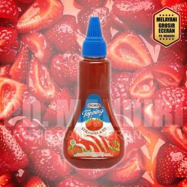 MORIN TOPPING STRAWBERRY 310 GR