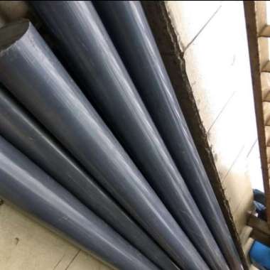 PVC Grey Rod 65mm x 100cm Polyvinyl Chloride / PVC Batangan
