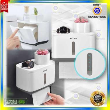 Ecoco Kotak Tempat Tisu Tissue Toilet Storage Paper Box Dispenser