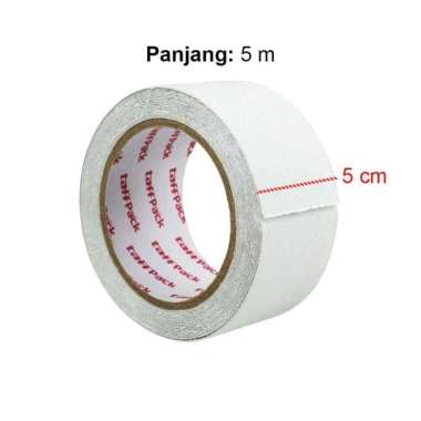 Lakban Stiker Lantai Tangga Kamar Mandi Anti Slip Safety Grip Strong Transparan