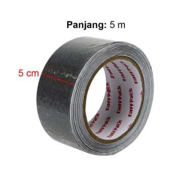 Lakban Stiker Lantai Tangga Kamar Mandi Anti Slip Safety Grip Strong Gray