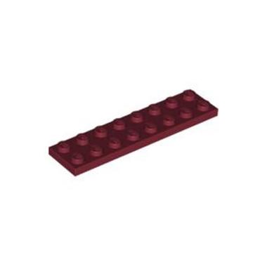 LEGO PARTS 6152321 - Plate 2x8 New Dark Red