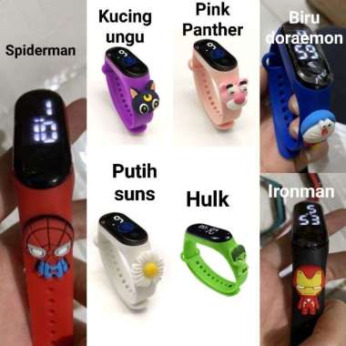 jam tangan touchscreen LED waterproof IP67 LED Stitch