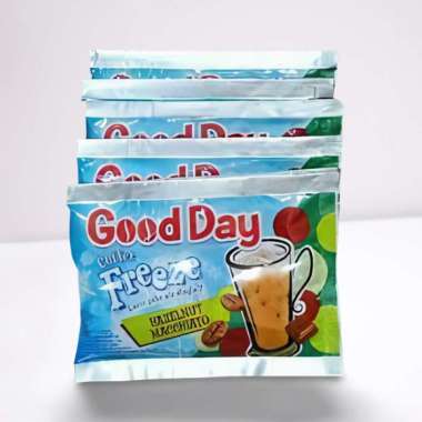 Promo Harga Good Day Coffee Freeze Hazelnut Macchiato per 10 sachet 30 gr - Blibli