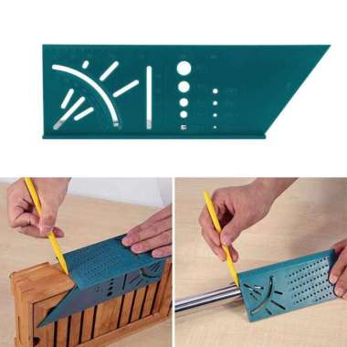 Promo Multifunction Penggaris Siku T Marking Utk Tukang Arsitek