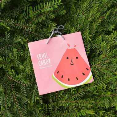 Fruit Candy Fancy Paper Bag / Kantong Belanja dari Karton Murah