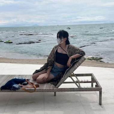 Lausboutique-Outer Senja-Seri Ethnic-Outer Batik Ethnic hitam