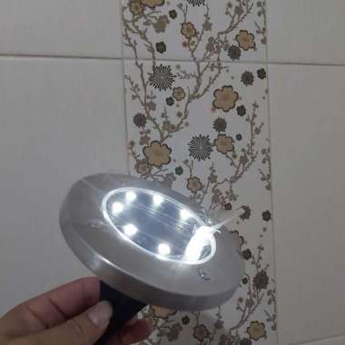 Lampu Tanam Taman Solar Tenaga surya Matahari Solar Cell Panel 20 LED 8LED Waterproof Outdoor Deckli