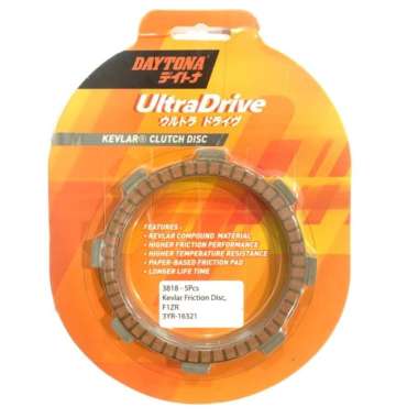 KAMPAS KOPLING PLAT RACING F1 FORCE ONE FIZR DAYTONA BEST SELLER Multicolor