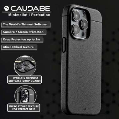 ORIGINAL Caudabe Sheath Magsafe Case iPhone 14 Pro Max / 14 Pro / 14 Plus / 14 - Soft Casing Premium