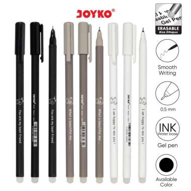 Erasable Gel Pen Pulpen Bisa DIHAPUS JOYKO GP-321 Shokyo 3 Gel 0.5 mm