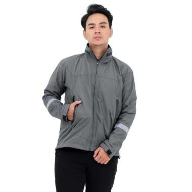 BAPIN Jaket Pria Parasut Oryon Original XXL Abu