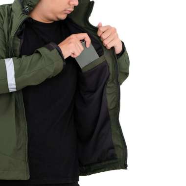 BAPIN Jaket Pria Parasut Oryon Original XXL Hijau