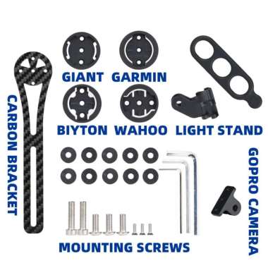 Barfly Carbon Mixed for Integrated Handlebar Dropbar Garmin Xoss