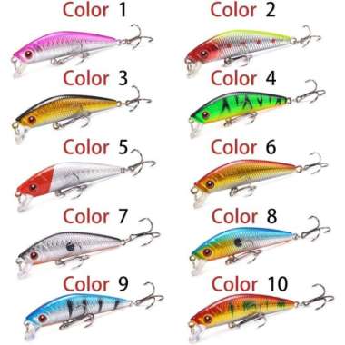 umpan pancing minnow suspend 7cm/7.9gram warna C9