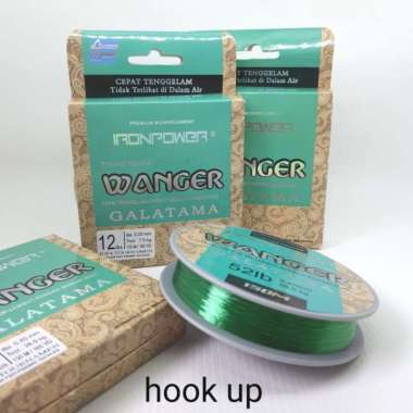 Senar pancing wanger ironpower galatama ukuran 0.18 mm