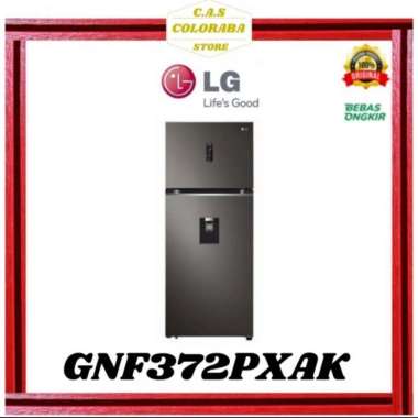 KULKAS LG GNF372PXAK KULKAS 2 PINTU INVERTER GN-F372PXAK GNF372 GN-F372 372PXAK