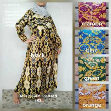 Daster Gamis Seri Bahan Rayon Blue