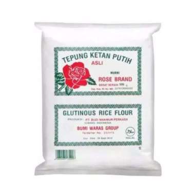 Tepung Ketan Putih ROSE BRAND 500gr