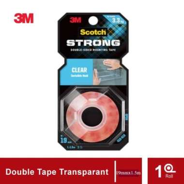 3M Scotch Perekat Double Side Clear Mounting Tape 410-S19 19MM X 1.5M