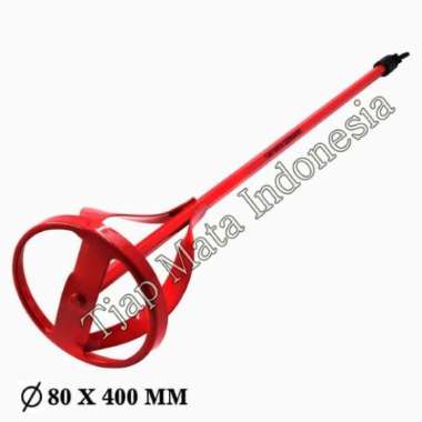 Pengaduk Cat 80 x 400 MM Mixer Cap Mata Tjap Mata Tongkat Mixer Semen