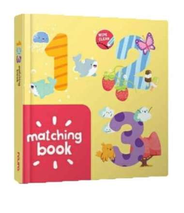 Mizan Buku Anak Wipe And Clean Matching Book 123 | Boardbook Multicolor