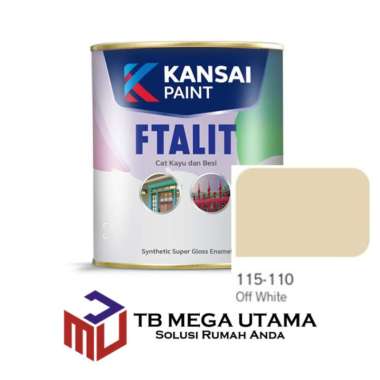 Cat Ftalit 110 Off White 1 kg | Kansai Paint Cat Kayu dan Besi