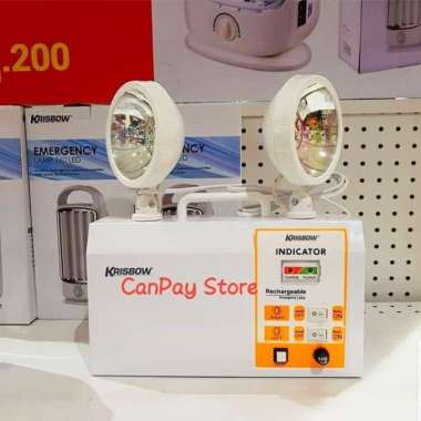 Krisbow Lampu Darurat Twin Spot Emergency Lamp