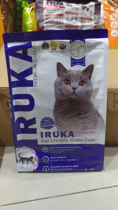 IRUKA CAT FOOD URINARY 1.5kg MAKANAN KUCING GRAIN FREE