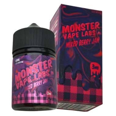 Monster Vape Labs Mixed Berry Jam 3mg 6mg 60ml USA US Eliquid Vape 6mg