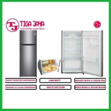 LG KULKAS 2 PINTU GNB195 INVERTER GNB195SQMT