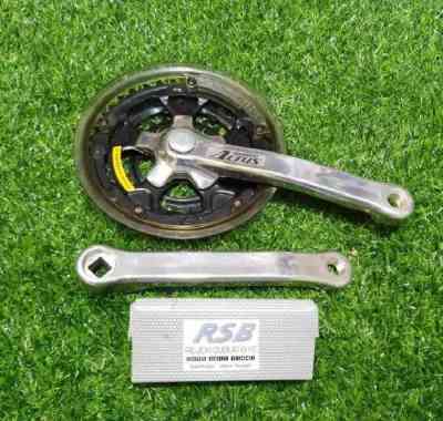 crank sepeda SHIMANO ALTUS federal vintage NOS triple