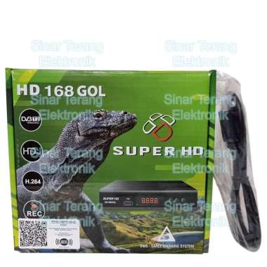 Set Top Box Super HD 168 GOL Komodo STB dan HDMI