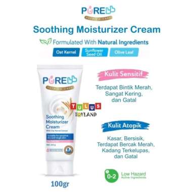 Pure BB Soothing Moisturizer Cream Baby PureBB Pelembab kulit bayi 100gr