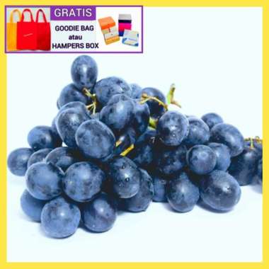 Anggur Hitam Seedless 1000 grsm