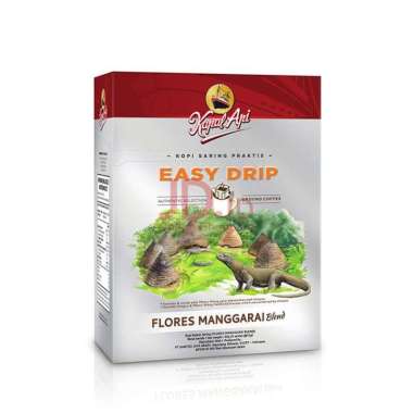 Promo Harga KAPAL API Kopi Easy Drip Flores Manggarai per 5 pcs 10 gr - Blibli