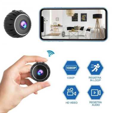 ZUIDID Mini WiFi IP Camera CCTV 1080P - X10 Original Hitam