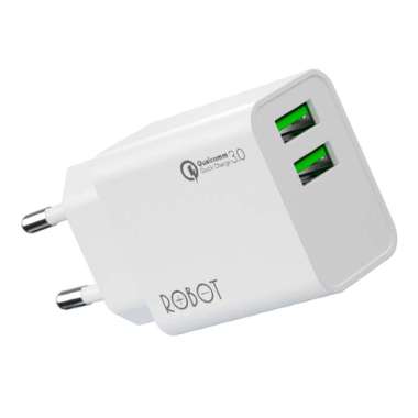Charger Robot RT-F3 Dual Port Quick Charger 3.0 18W