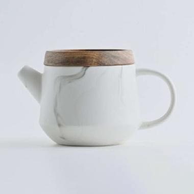 Duquet Teapot MB05 600ml - Marble Art Marble