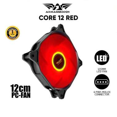 Fan Casing Armaggeddon Core 12 Series | LED 12Cm Fan PC CORE 12 RED