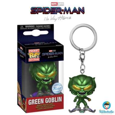 Funko Pocket POP! Keychain Spider-Man No Way Home Green Goblin w/ Bomb