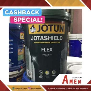 JOTUN JOTASHIELD FLEX 20LT - WHITE / CAT TEMBOK EKSTERIOR