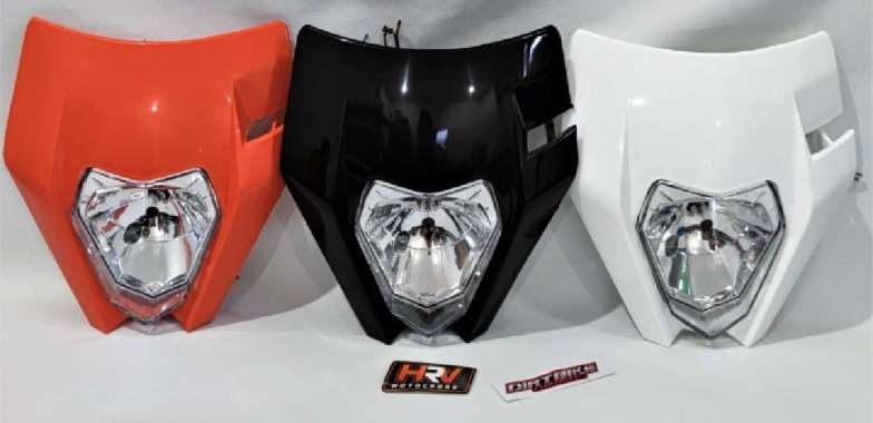 HEADLAMP REFLEKTOR KTM 250 2017 HEADLAMP TRAIL SUPERMOTO KLX DTRACKER Hitam