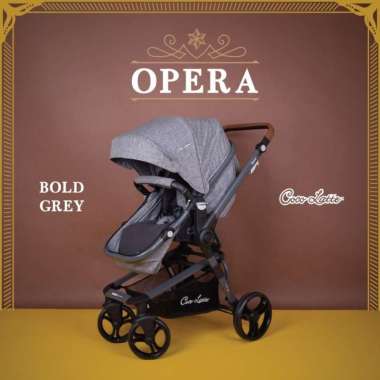 Stroller Kereta Dorong Bayi Hadap Ibu Cocolatte Stroller CL JB 130 SN Bold Grey